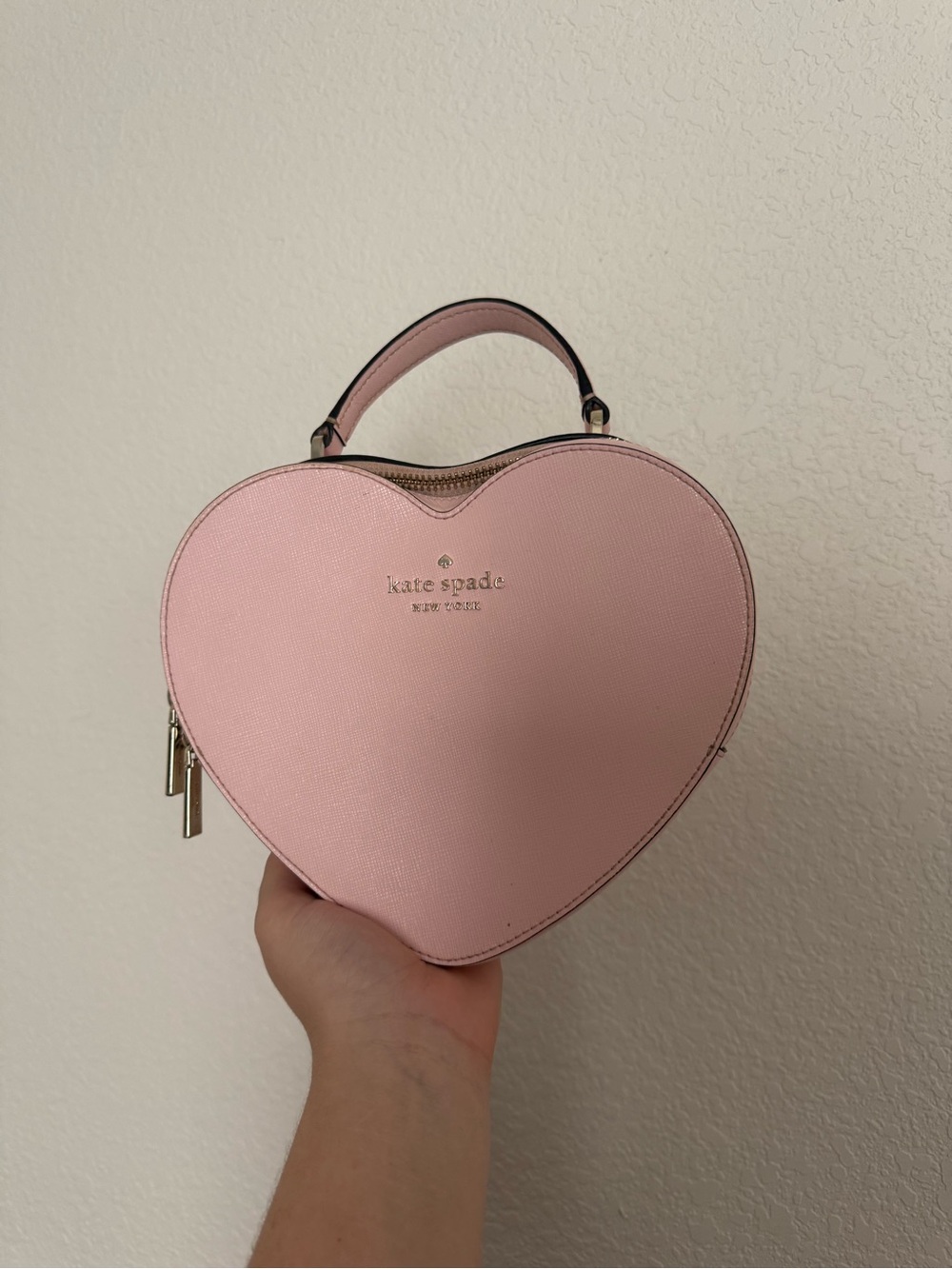Kate Spade Pink Heart-Shaped Mini Top-Handle Bag